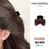 Exquisitos pasadores pequeños con forma de lazo, adecuados para cabello fino, pinzas de tiburón de clip medio, pasadores dulces para flequillo de lado, horquillas y accesorios para el cabello para mujeres