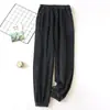 Pantalones de pijama de invierno para pareja, franela para hombre y mujer, pantalones cálidos, holgados, talla grande, pantalones para el hogar, pantalones para el hogar de forro polar de coral