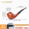 Pipa de madera maciza personalizada, juego de madera para fumar, tubo de palisandro de 9 mm, fabricante de fragancias de madera, venta transfronteriza.