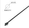 Arnés de Substrato Automotriz Cable de Cabeza de Aeronave Nylon Auto-Bloqueante Brida de Cable T50Rsfmcn140Ah74.6*200 Diseño Auto-Bloqueante