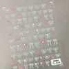 Pegatinas para Uñas con Lazo de Perlas Transfronterizas, Múltiples Estilos Disponibles, Pegatinas para Uñas DIY con Lazo de Cristal 3D, Estilo Tl