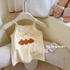 Top de Verano Estilo Salero Versión Coreana para Niñas, Camisola Dulce de Dibujos Animados Dopamina Camiseta Linda para Niños Pequeños