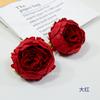 Simulación de peonía redonda de tamaño pequeño, disfraz Hanfu, tocado, decoración hecha a mano, bricolaje, simulación de flor de peonía, caja de regalo, flor con flor