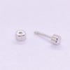 Versión coreana de pendientes de rosca redonda con diseño de flor de ciruelo en plata esterlina S925, joyería de moda para hombres y mujeres, venta al por mayor