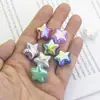 Dingyi Estrella de los Deseos Persiguiendo la Luz Luna Fría Acrílico Galvanizado con Agujero Pasante Cuentas de Alta Calidad Sueltas Accesorios para Cadena de Teléfono DIY