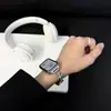 Adecuado para correa con forma de cruz y adornos de diamantes para Xiaomi Mi Band 10 Pro 8/9 Pro, pulsera de cuero versátil y moderna para Redmi 654