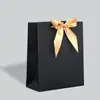 Embalagem Laço de Presente Sacola de Papel de Mão Sacola de Compras Pronta Exportação Transfronteiriça Impressão Logotipo Personalizado Fabricante Frete Grátis