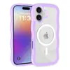 Adecuado para funda de teléfono móvil Apple 17 Big Wave Iphone16/15Promax Funda protectora magnética transparente anticaída