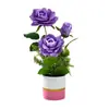Productos Transfronterizos, Bonsái de Rosa, Plantas Artificiales en Maceta, Flores Artificiales, Accesorios para Fotografía, Flores Artificiales para Bodas, Adornos de Decoración para el Hogar