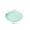 [Ventas Directas de Fábrica] Plato para Frutas Doméstico de Paja de Trigo, Resistente a Caídas, Estilo Japonés Simple, Plato Redondo Apto para Microondas