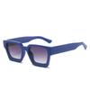 Óculos de Sol Europeus e Americanos Populares Simples com Armação Grossa, Óculos Quadrados Tendência para Exportação, Óculos de Sol Personalizados de Grande Armação para Comércio Exterior