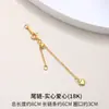 Pulseira Caseira DIY Acessórios Banhados a Prata Colar de Pérolas Artesanal com Contas Pulseira Corrente de Cauda de Coração Fecho de Lagosta Fivela de Fechamento
