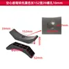 Accesorios para Rack de Mancuernas Almohadillas de Goma Equipo de Fitness Mangas para Barra de Mancuernas Bandejas de Goma Almohadillas de Fijación para Colocación en Gimnasio