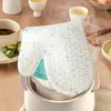 Luvas de algodão de silicone com isolamento térmico, almofada de panela, sarja, cor de bolinhas, luvas de isolamento térmico para micro-ondas, novas luvas de silicone