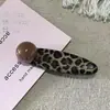 Horquilla para el cabello de hueso de café con leche con texto estilo coreano, linda pinza de un carácter para niña, nueva pinza de pico de pato para flequillo lateral, accesorios para el cabello, cabeza de mujer