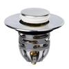 Tapón de desagüe para lavabo, filtro de desagüe universal, desodorante, núcleo de rebote, tapón de desagüe para lavabo