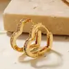 Europa y Estados Unidos diseño de nicho transfronterizo nuevo temperamento Joker estilo INS amor pendientes de cobre con incrustaciones de circonita pendientes mujer venta al por mayor