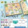 Pulsera DIY Infantil Set de Dibujos Animados Kuromi para Niñas Sanrio con Cuentas Regalo Accesorios de Joyería Materiales