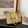 Yuezi 2026 Bolso de Hombro de Nuevo Estilo para Verano Gran Capacidad Retro Casual Color Sólido Moda Bolso de Axila para Mujer