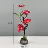 Decoración de Plato de Sashimi, Guarnición de Plato Frío para Catering de Hotel, Decoraciones de Flores y Hierbas de Plástico para Platos, Adornos Pequeños, Flor de Ciruelo de Invierno