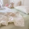 Jie Liya Colcha de Algodón Acolchada de Verano Hilo Relleno Colcha Refrigerante de Verano Juego de Cuatro Piezas Colcha de Aire Acondicionado Doble Colcha Fina de Verano Disponible para Mayorista