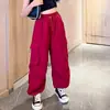 Calças casuais de trabalho para meninas, calças de verão novas para crianças, calças largas de secagem rápida, calças grandes para crianças, moda de verão, calças anti-mosquito de dança de rua legais