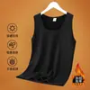 Nuevo chaleco térmico grueso de invierno para hombre con forro polar, camiseta interior sin mangas, chaleco térmico ajustado para hombre