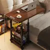 Mesita de noche, Escritorio de computadora móvil con elevación, Escritorio simple para estudiantes, Mesa de estudio en casa para dormitorio