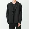 Blazer casual de primavera y otoño para hombre, top DK de corte holgado, moderno y versátil estilo coreano, elegante y genial conjunto de traje pequeño