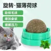 Pelota de Hierba Gatuna Juguete para Gatos para Entretenimiento Propio y Alivio del Aburrimiento, Colección Completa de Suministros para Gatitos y Gatos, Pelota de Hierba para Gatos, Masticador para Dentición, Palo Mágico Atrapador para Gatos