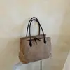 Bolsa Feminina Transfronteiriça Fosca de Ombro Único 2026 Nova Simples para o Dia a Dia Bolsa de Mão Bolsa Almofada Textura Retrô Bolsa de Axila
