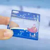 Céu Estrelado Mini Frasco Quadrado Gota de Óleo Astronauta Ampulheta Líquida Meninos e Meninas Frasco de Deriva Decoração de Mesa Pequenos Enfeites