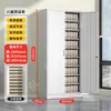 Archivero metálico de cinco secciones, gabinete multi-nivel para documentos con cerradura, gabinete para comprobantes financieros, gabinete de archivo para oficina