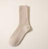 Calcetines de lana para mujer otoño e invierno calcetines gruesos cálidos de felpa calcetines sueltos de cachemira de doble aguja invierno calcetines de talla grande