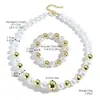 Joyería Transfronteriza Europea y Americana Amazon Elegante Exagerado Geométrico Hip-Hop Collar Cadena Fresca Moderna Pulsera Collar Joyería para Mujeres