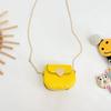 2022 Novos desenhos animados bonito Mini meninas elegantes seis cores Pêssego Coração Ombro Crossbody Bag Bolsa Infantil