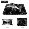 Almofada de Mão para Nail Art Halo com Padrão de Mármore INS Almofada de Mão para Mãos conjunto PU Lavável Dobrável Almofada de Mão Estampada Estilo Japonês Almofada de Mesa