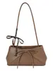 Bolso de hombro a la moda y chic estilo coreano para mujer, nueva colección otoño 2026, diseño simple, delicado y dulce con un lazo