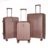 Set Personalizado de Tres Piezas de Maletas con Cremallera, Maletas de Viaje de Gran Capacidad, Maletas de Mano, Ruedas Universales Silenciosas, Cerraduras de Combinación, Venta al por Mayor