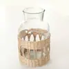 Juegos de Botellas de Paja Retro Personalizados Transfronterizos, Decoraciones para el Hogar, Juegos de Botellas de Vidrio, Artesanías de Tejido de Paja, Varios Estilos de Protección para el Cuerpo de la Botella
