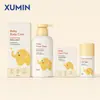 Set de Productos de Cuidado Personal Xumin Paquete de Embalaje Personalizado para Marca de Bebé Botella de Champú de 300 ml Botella de Vacío de 50 ml