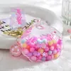 Chaveiro de Boneca Flutuante com Óleo Acrílico Pingente para Bolsa de Casal de Carro Pequeno Acessório Chaveiro de Areia Líquida