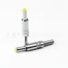 Conector sin soldadura macho y hembra Adaptador de corriente CC Enchufe tipo diapasón 5.5*2.1/2.5*14mm Metálico Monitoreo BNC