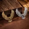 Broche de Águila Retro Insignia de Metal Creativa Personalizada Accesorios Accesorios Insignia Medalla Pin de Traje Decoración