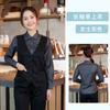 Hotel Western Restaurant KTV Bar Garçom Roupas de Trabalho Mulheres Outono Nova Manga Longa Falso Duas Peças Camisa Da Moda Masculina