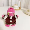 [Solo para Ropa] Conjunto de Ropa de Bebé Estilo Wang Sulong Liso Dragón Bollo Chaqueta y Falda Reemplazo