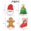 Estropajo de Esponja con Estampado Navideño Herramienta Mágica para Lavar Platos de Cocina Dibujo Animado Removedor Mágico de Manchas Esponja para Limpiar Ollas y Platos