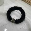 Corda de cabeça espessada de alta qualidade da Guili, alta elasticidade, não machuca o cabelo, outono e inverno, corda de cabelo de lã, anel de cabelo delicado para meninas