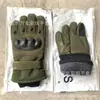 Guantes tácticos de dedo completo Oji de medio dedo con protección articulada de caparazón duro, cálidos, anticorte, especiales para aficionados militares, entrenamiento militar de combate