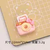 Câmera Fofa Miau Desenho Animado Artesanal DIY Acessórios de Joia Material para Presilha Cola de Creme Resina Pequenos Acessórios Atacado